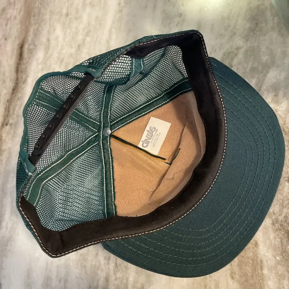 Vintage A.C. Kissling co. sauer kraut. green trucker hat Foam Breakdown
